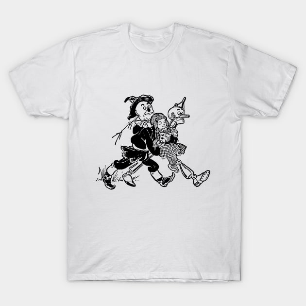 Vintage Wizard of Oz with Dorothy T-Shirt by MasterpieceCafe